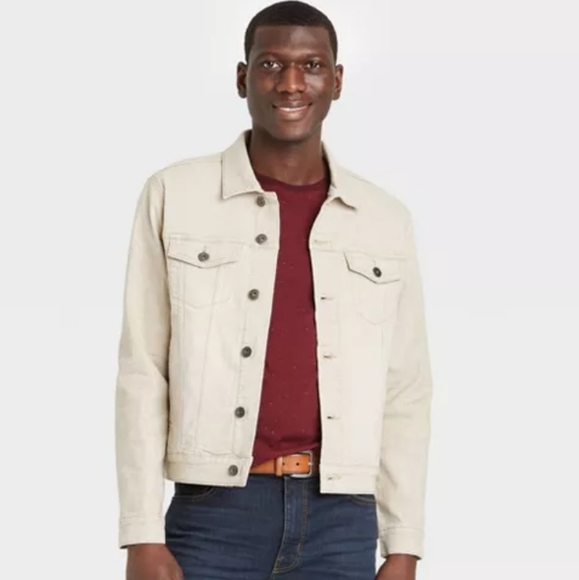 Khaki Wash Trucker Jean Jacket 